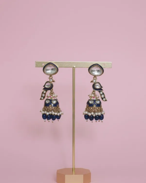 Green_Brass_Earrings_For_Women